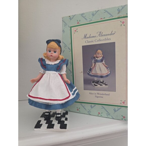 Madame Alexander 6" Alice in Wonderland Figurine Limited Edition Vintage 1999 - Picture 1 of 4